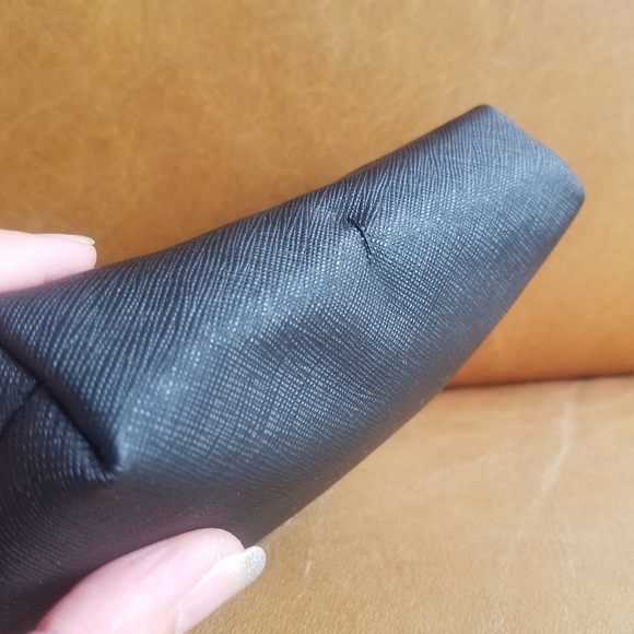 Givenchy Black Textured Toiletry Cosmetic Clutch Bag Pouch - Picture 10 of 10